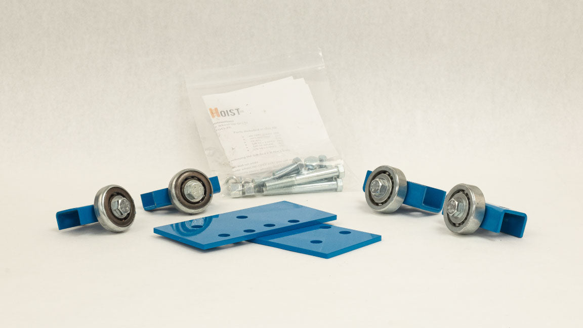 Carriage Trolley Wheels with nuts & bolts (4 per pack)