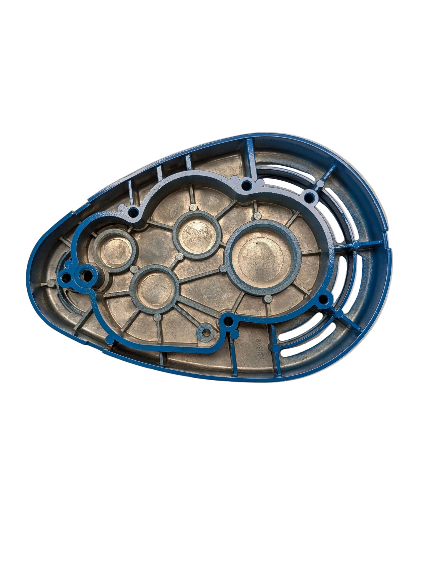 EH electric motor gear cover Safety Hoist Blue