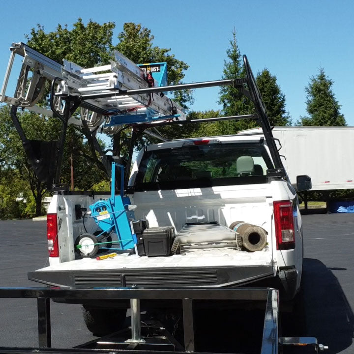 Electric Safety Hoists easily fit into a standard pickup truck, making them extremely easy to transport from job-to-job.